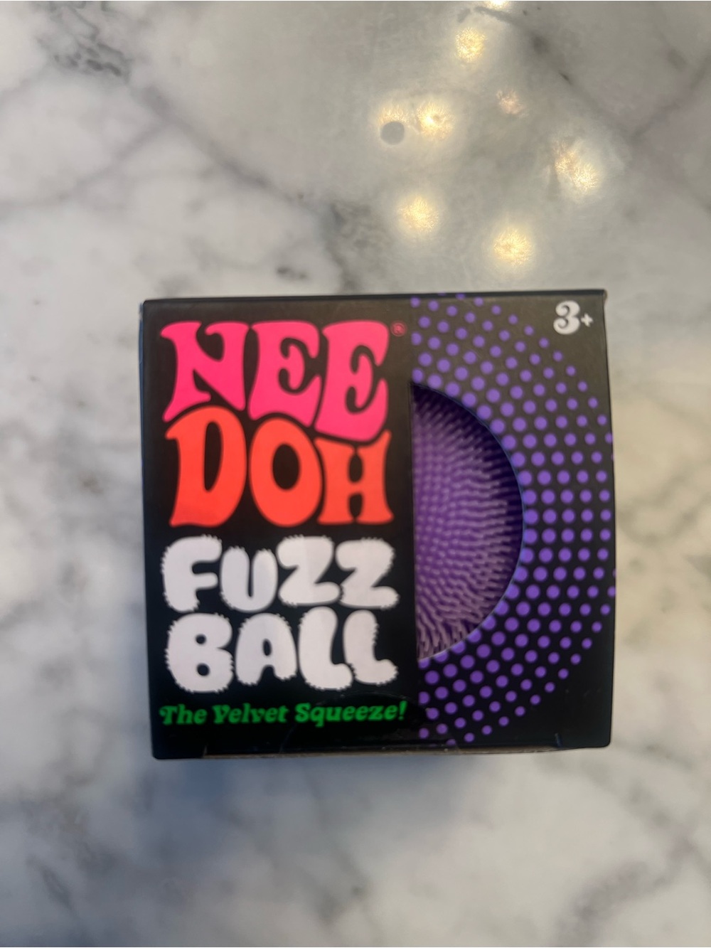 NEE DOH Fuzz Ball - Purple Velvet Squeeze